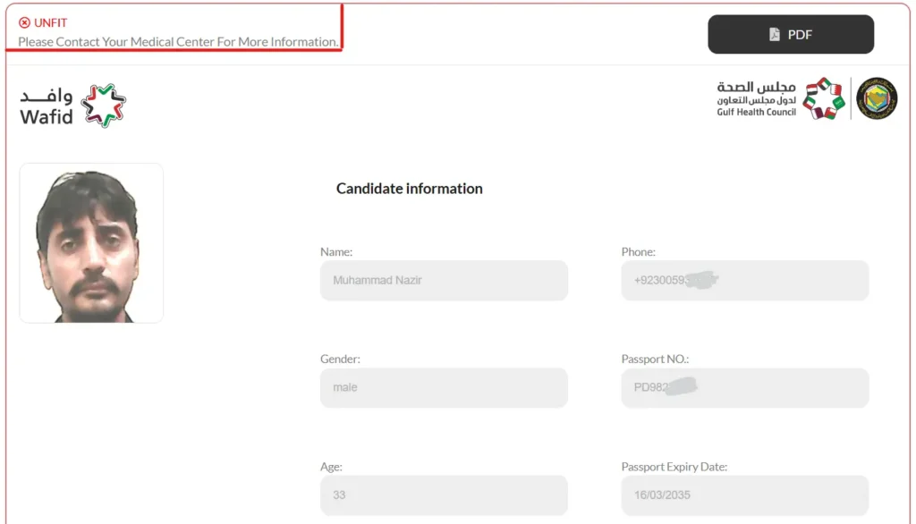 What to Do If Your Wafid Report is Unfit